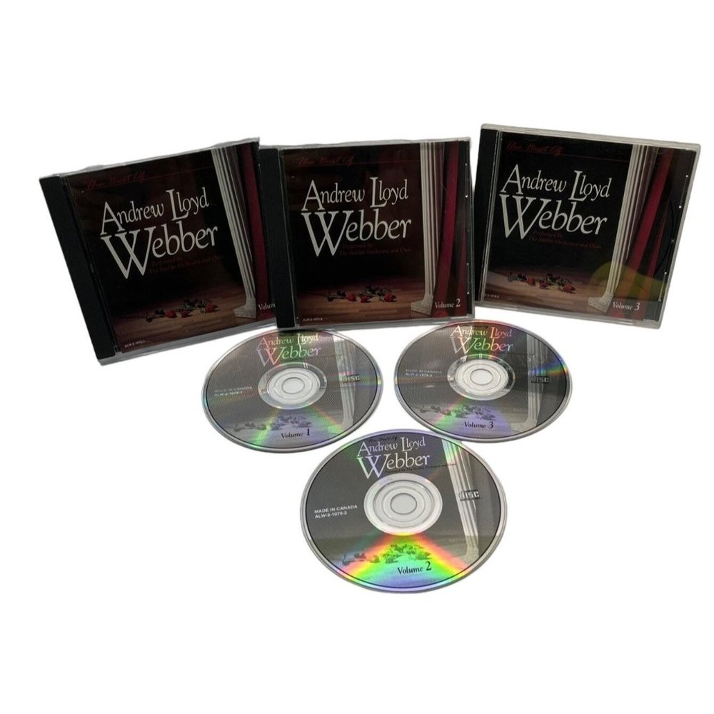 The Best of Andrew Lloyd Webber 3 Volume CD Set Soundtrack Musicals 30 Songs